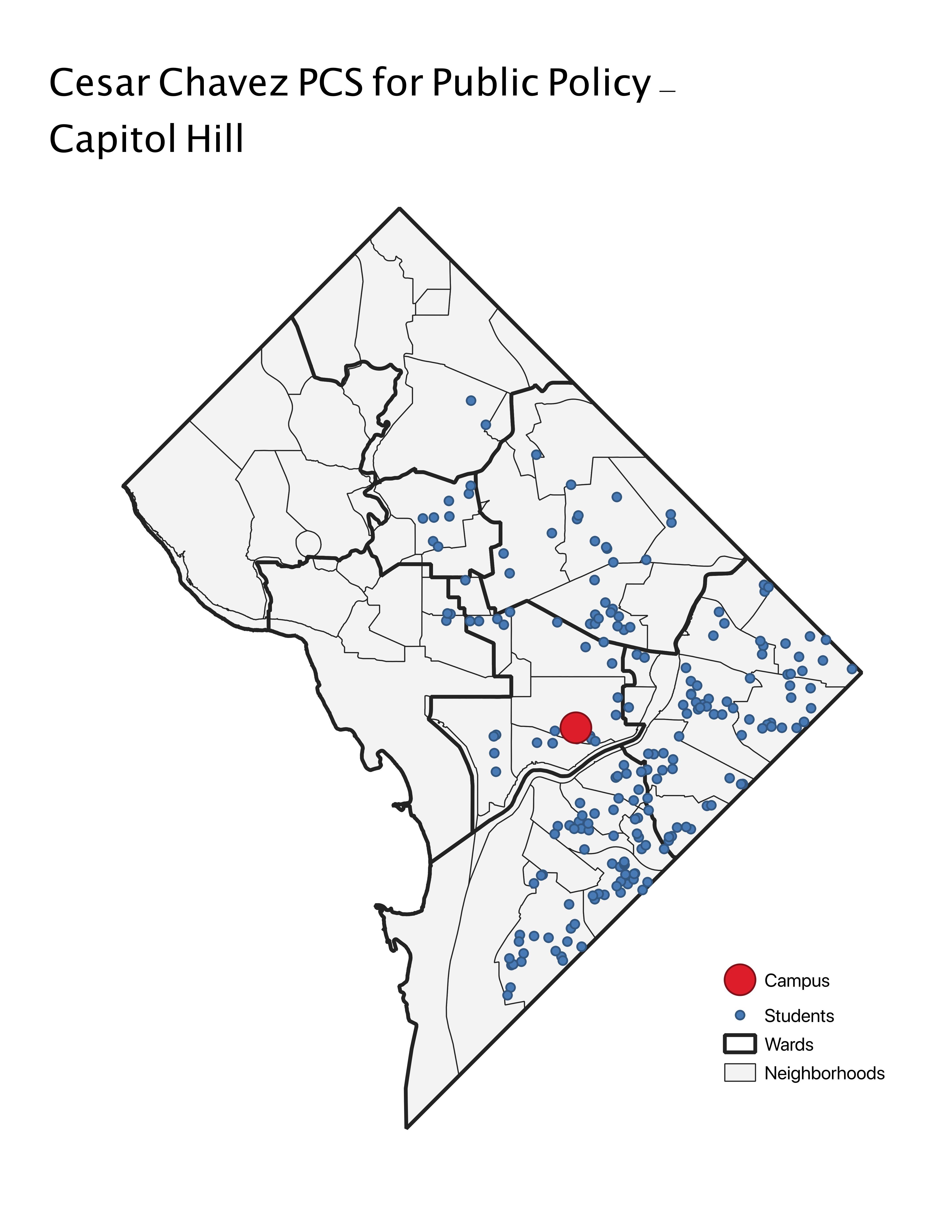 Cesar Chavez PCS for Public Policy - Capitol Hill 2019 Student Location Map.jpeg