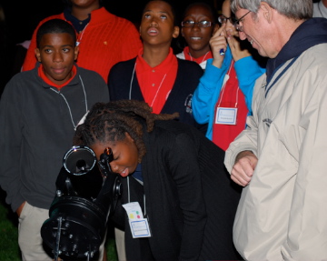 Checking out the stars