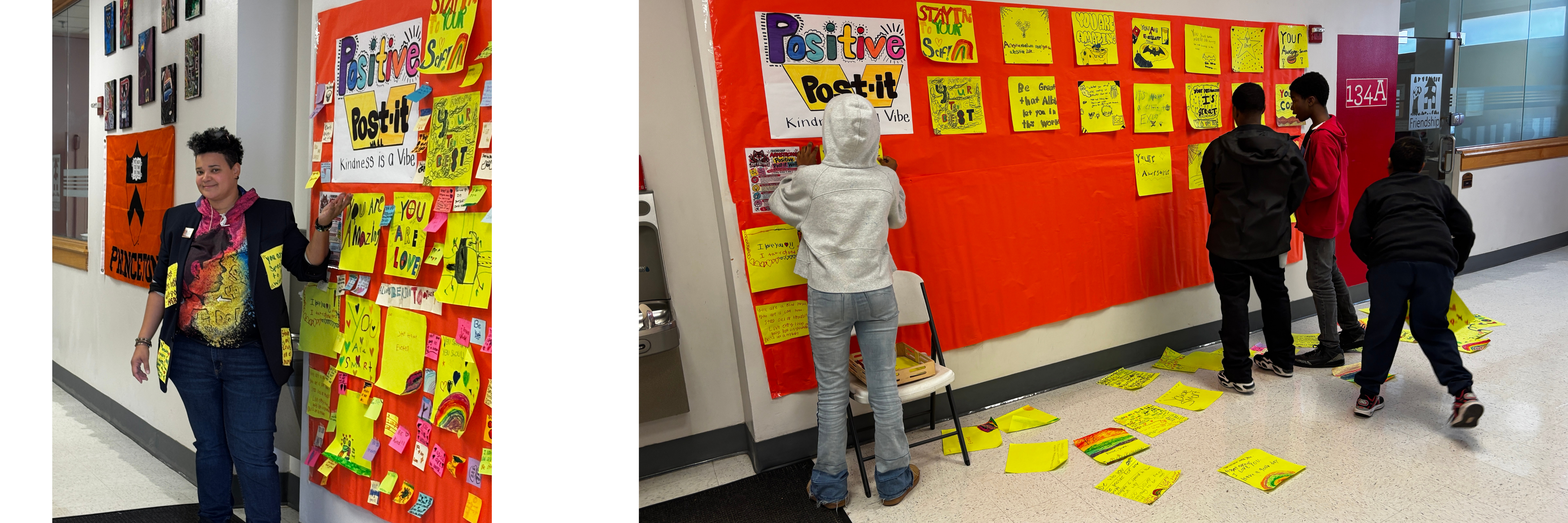 collage of images from the National Post-It Note Day event
