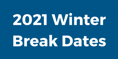 2021 Winter Break Dates