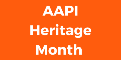 graphic that says reflecting on AAPI Heritage month