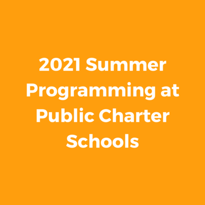 2021 Summer Programs