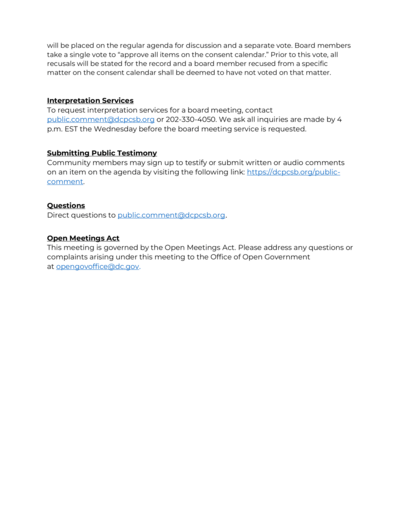 DC PCSB January 2023 Board Meeting Agenda 2