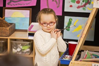 Girl with glasses