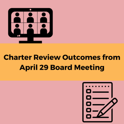 April 29 Board Meeting