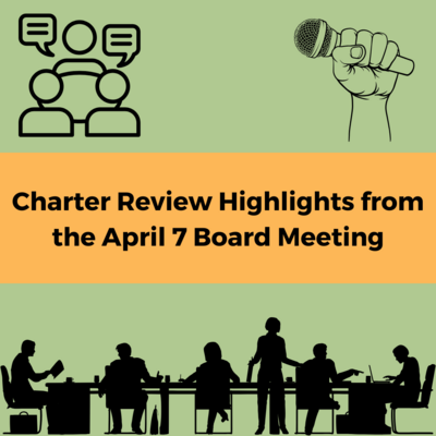 April 7 Board Meeting