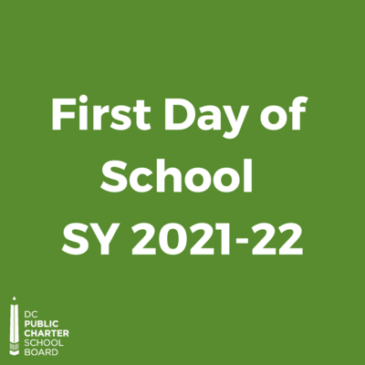First Day of School SY 2021-22