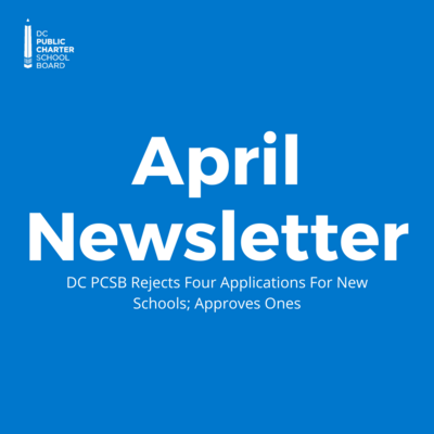 DC PCSB April Board Meeting