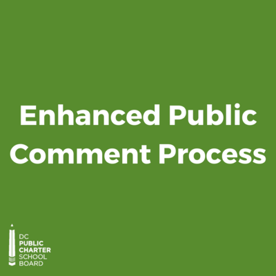 Enhanced Public Comment Process