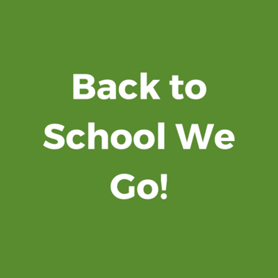 Back To School We Go