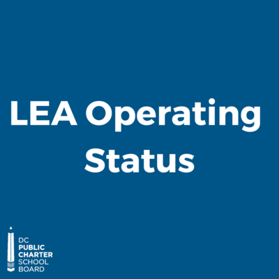 DC PCSB School Operating Status
