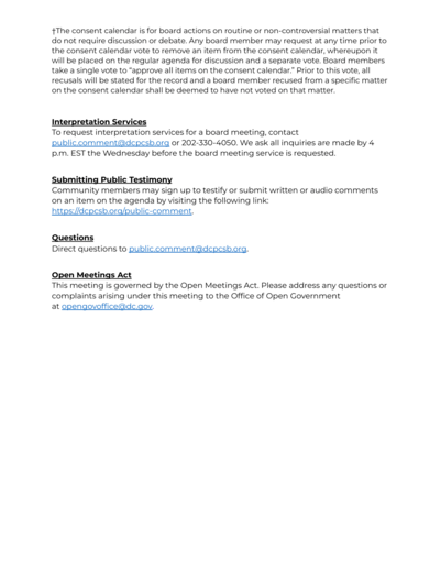 DC PCSB May Board Meeting Agenda pt. 2