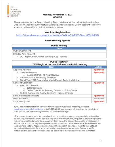 Agenda 11/15/21