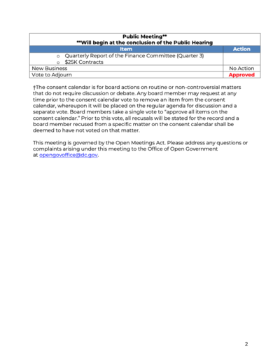 Board Meeting Agenda 6/21/21