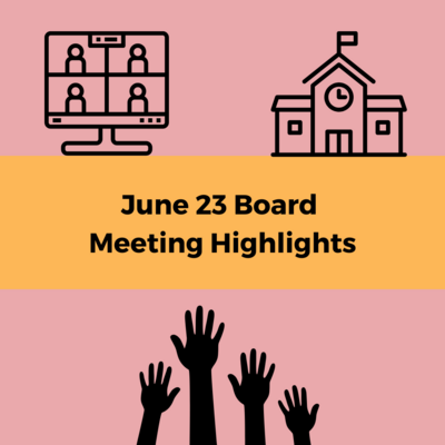 June 23 Board Meeting Graphic