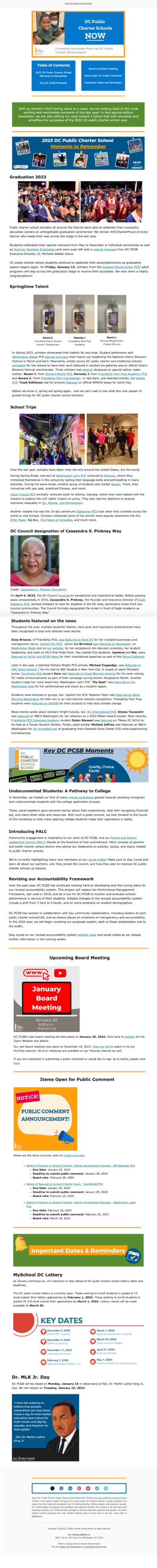 January 2024 Newsletter Content