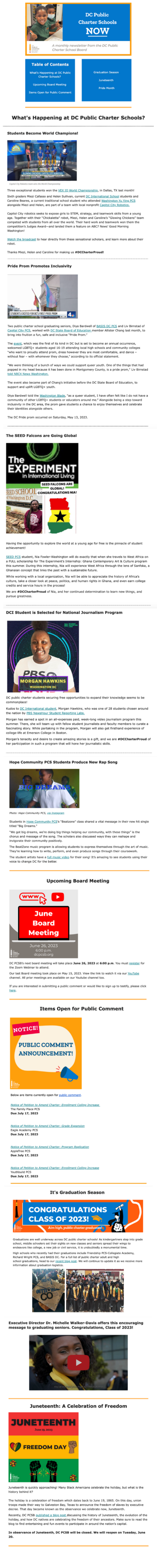 Newsletter Page 1