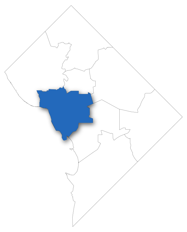 DC Ward 2 map