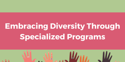 Embracing Diversity Through Specialized Programs