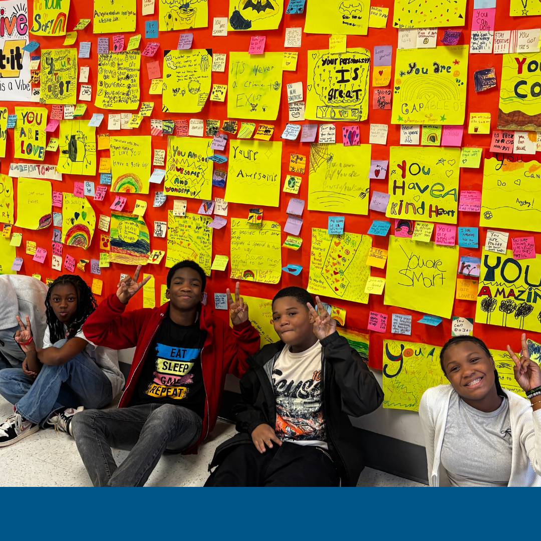 Friendship Armstrong Students Spread Kindness One Post-it at a Time